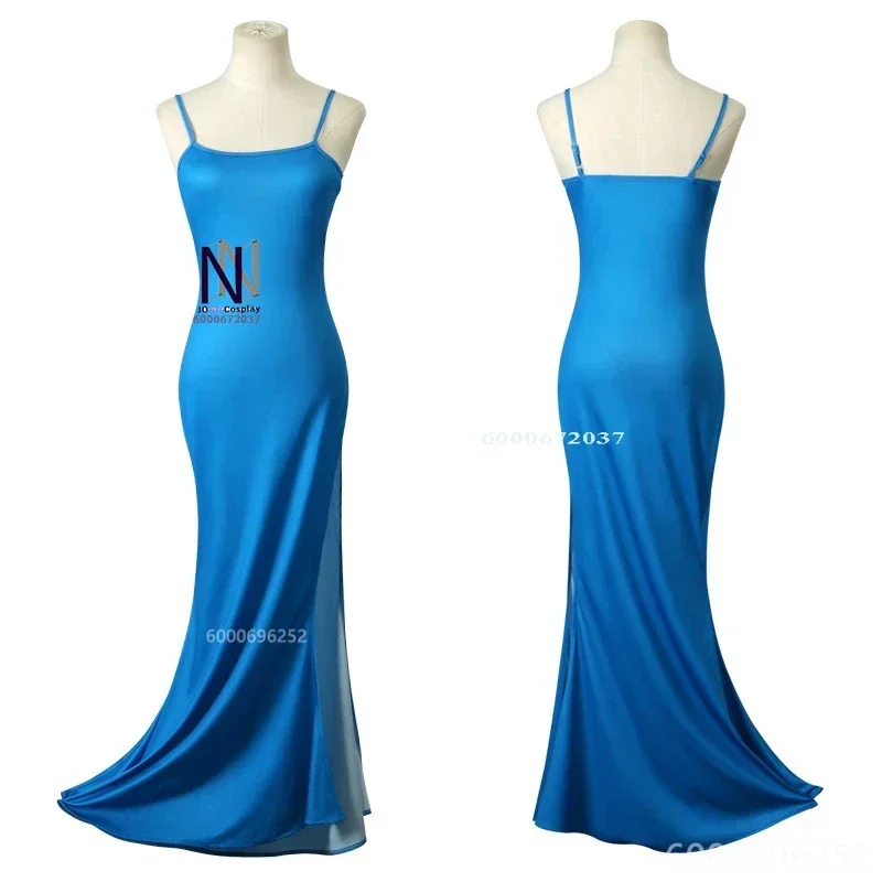 Genshin Impact Game Shenhe Cosplay Dress Wig Costume Daily Blue Dress Casual Wigs Halloween Costumes for Themed Events Hot Sa*.1