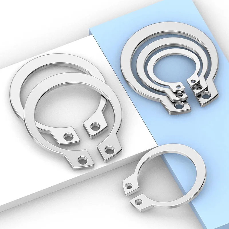 1-50Pcs 304 Stainless Steel External Circlip For Shaft Retaining Ring Snap Ring M3 M4 M5 M6 M7 M8 M9 M10 M11 M12 M13 M14-M120