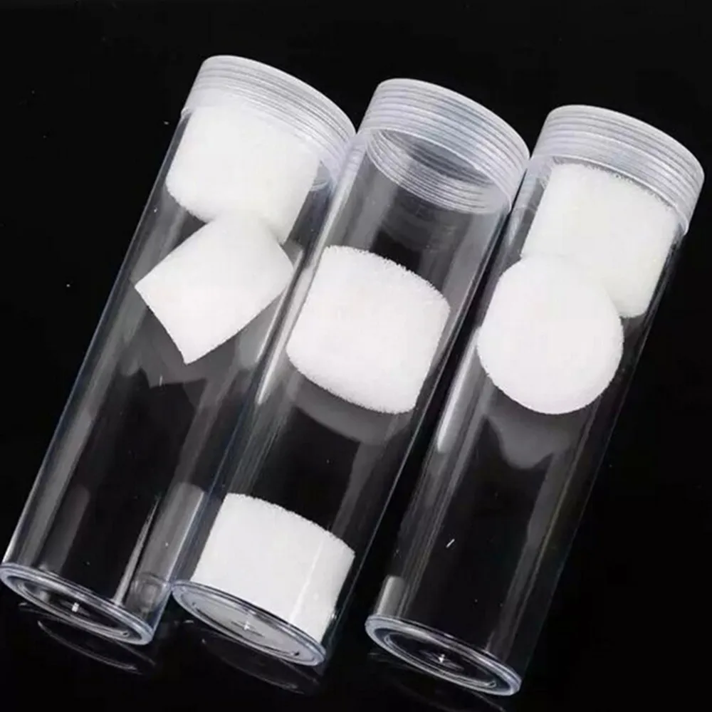 1 Piece 30mm Plastic Protective Tube Holder Storage Boxes Applied Clear Round Cases Coin Storage On Sale