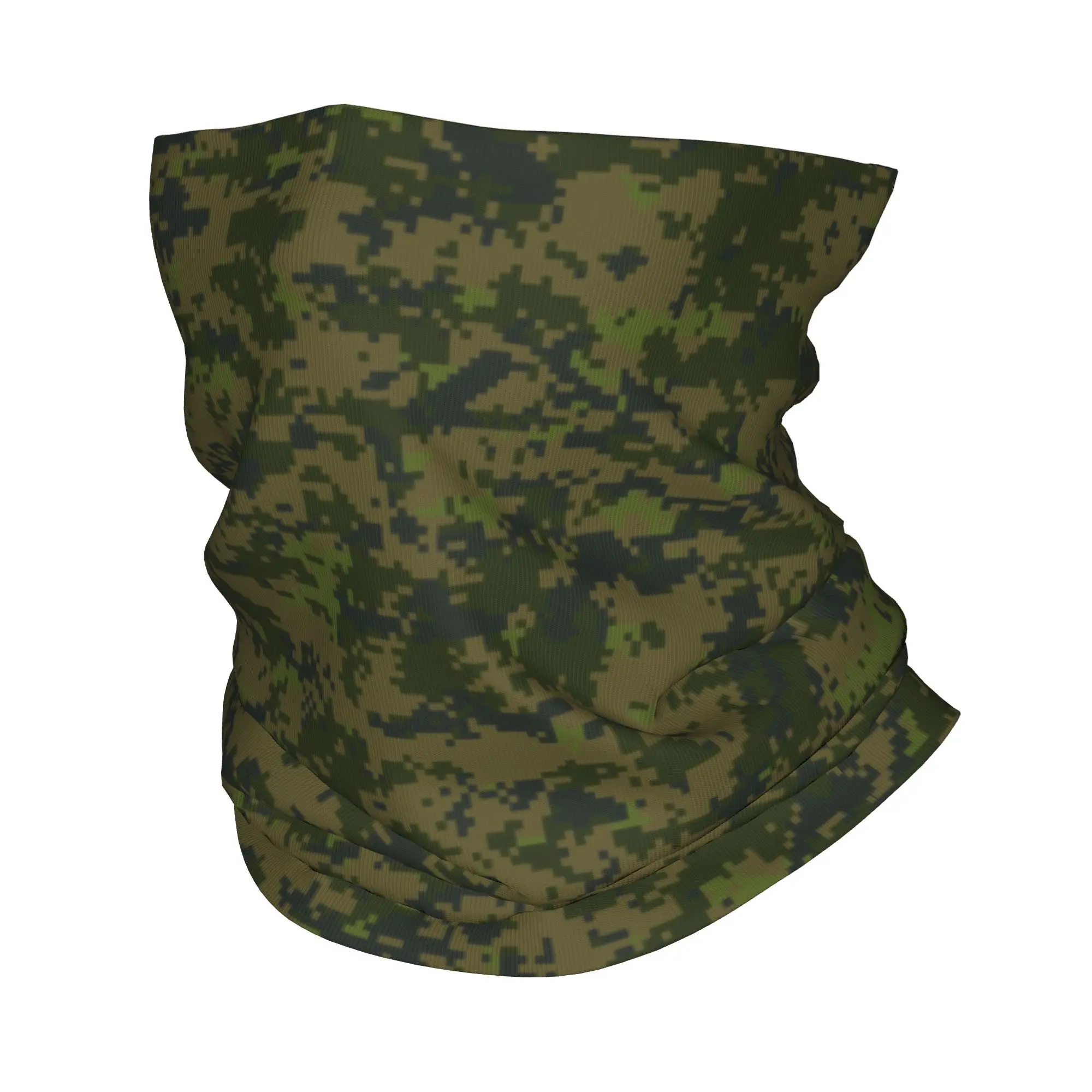 Camouflage Digital Camo Finnish Neck Gaiter Women Men Windproof Winter  Bandana Scarf for Cycling