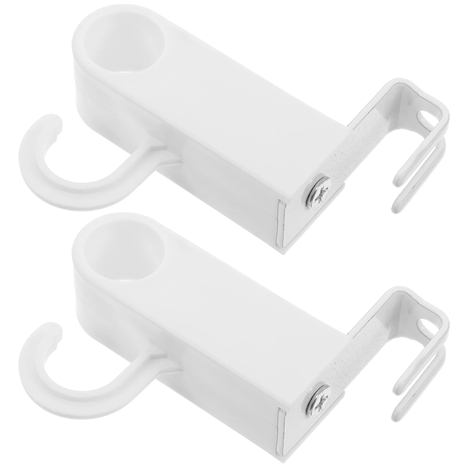 

2pcs Plastic Radiator Mounting Clothes Drying Rack White Portable Heater Towel Rack Garment Hanger Laundry Storage Closet