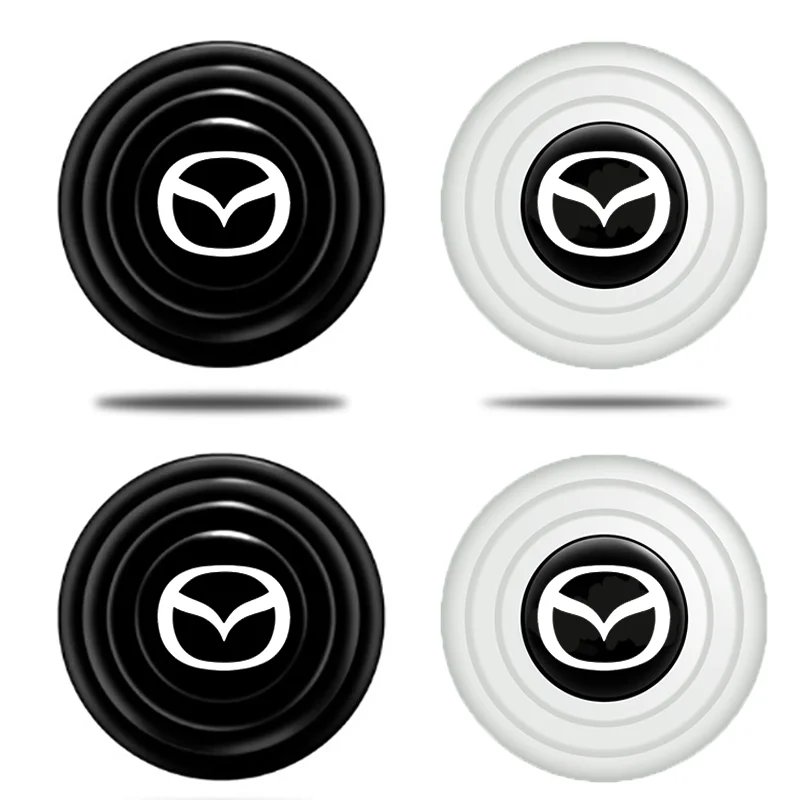 

Universal Fit Car Silicone Door Shock Stickers Absorber Soundproof Buffer Pier Auto Door Anti-Shake Accessories For Mazda 2 CX5