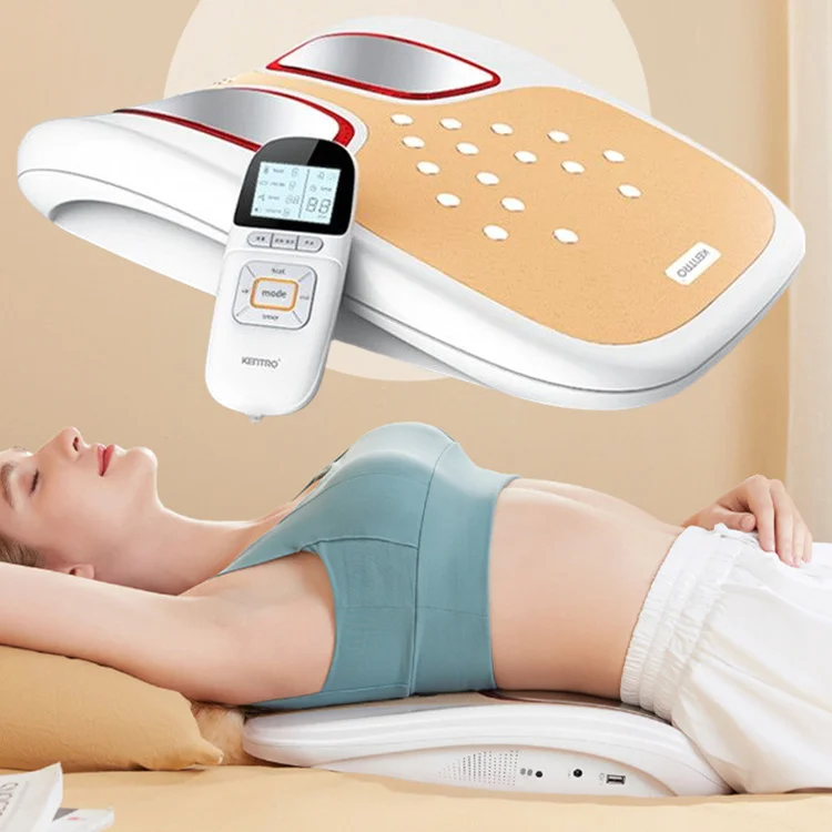 

Lumbar Massager Back Pain Relief Heating Pillow Traction Physiotherapy TENS Machine