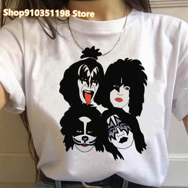 Camisetas con estampado de banda de musica Rock para mujer camiseta de manga corta de gran tamano Hip Hop Camisetas estampadas Punk AliExpress