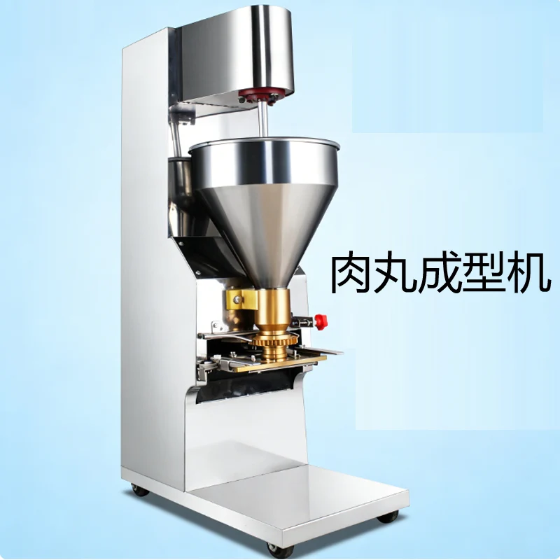 

Коммерческая электрическая автоматическая машина для формования фрикаделек, многофункциональная бытовая машина для производства большой говядины, рыбы, мясных шариков, 280 шт./мин