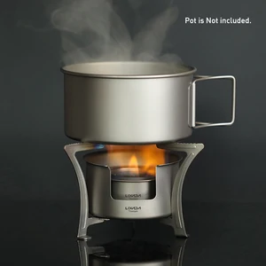 Titanium Sandbank Camping Herd Alkohol Ultraleve Mini Pocket Outdoor Folding Herd Hauptverkäufe nautischer Gasherd - №4