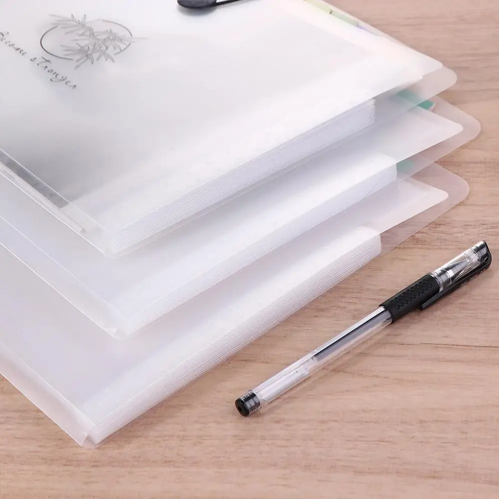 Holder File Storage Card Holder Multi-layer Test Paper Storage Pocket Ticket Holder Organ Bag Document Bag A4 File Folder