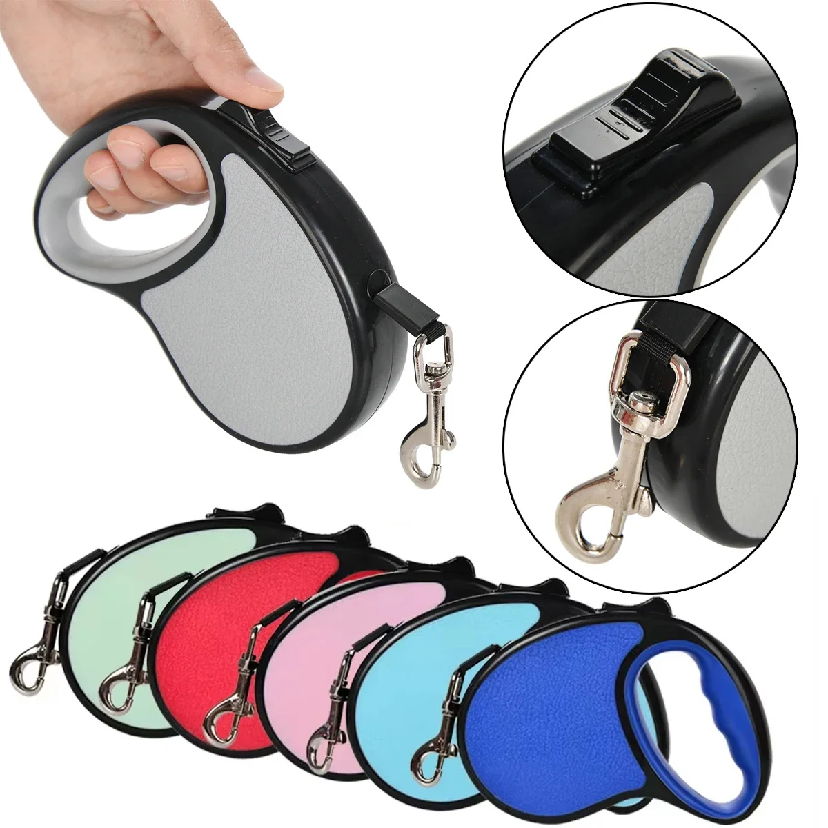 

Retractable 3/5m Pet Roulette Leash Outdoor Hiking Dog Nylon Traction Extension Rope for Small Medium Dogs Cats Pet Supplies