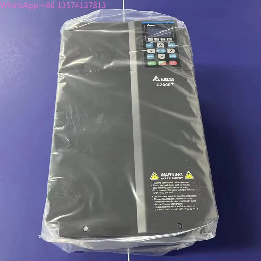 

VFD C2000+ Series Frequency Inverter VFD185C43A-21 18.5KW 25HP 460VAC 38A 3Phase