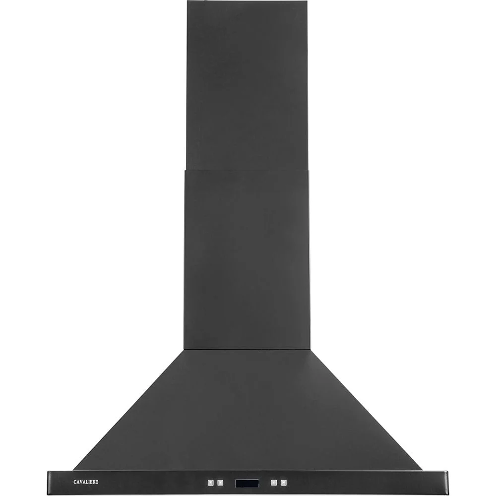 900 CFM Stainless Steel Wall Mounted Range Hood Non Ducted Recirculating Dual Motor Touch Control 6 Speed with Halogen Lights