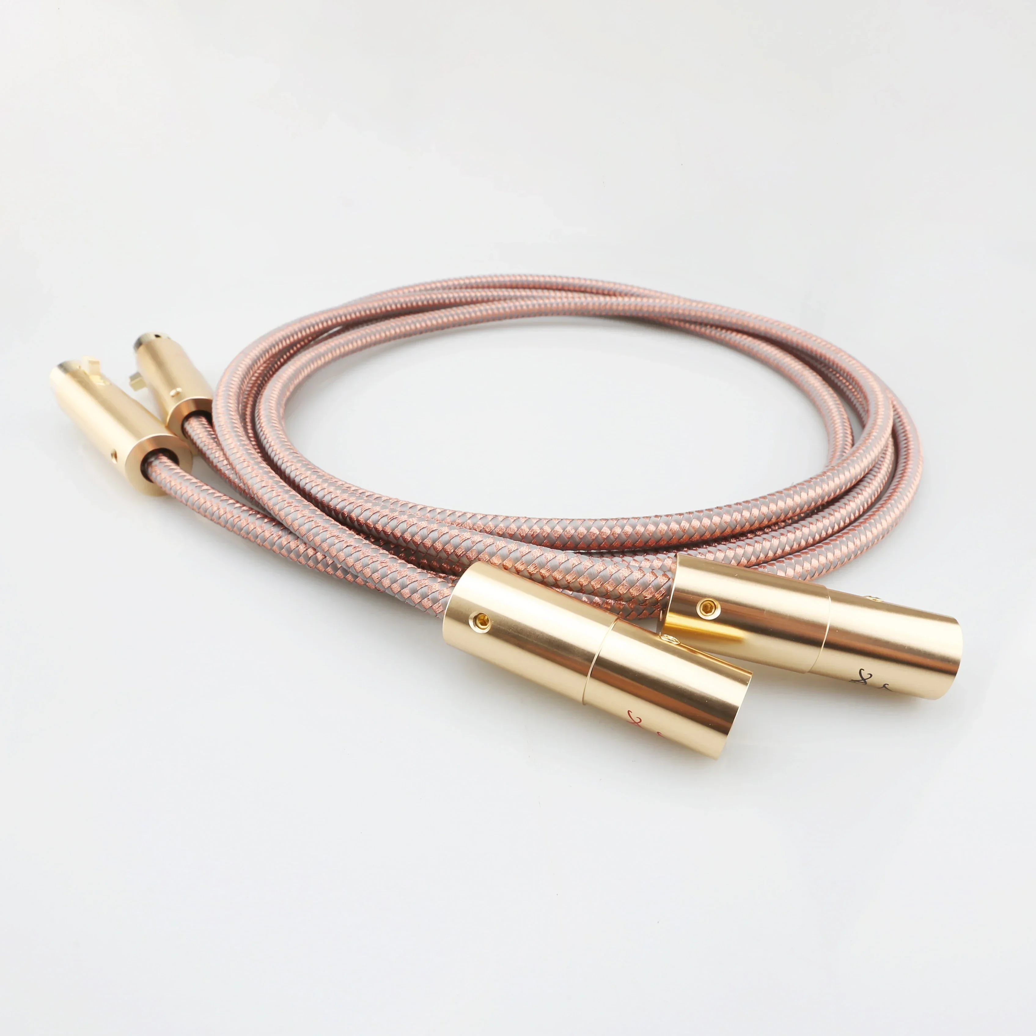 Pair High Quality Hifi XLR Cable Accuphase 40th Anniversary Edition Interconnect Audio Male to Female Gold plated plug