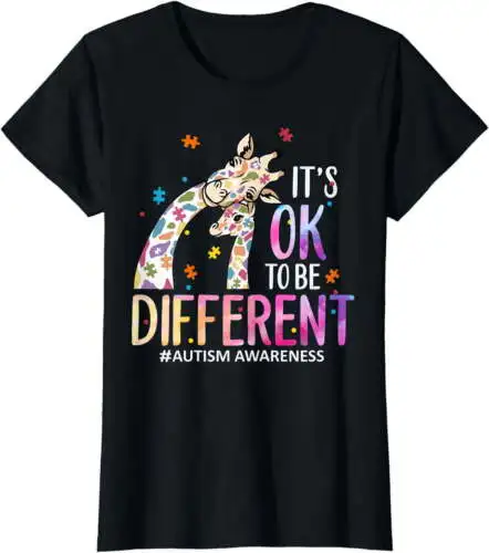 Its Ok To Be Different Autism Awareness Acceptance Be Kind T-Shirt