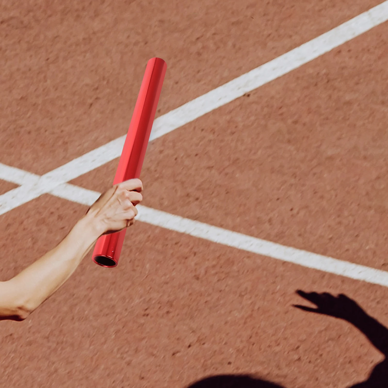 

4 Pcs Baton Athletics Sticks Kids Racing Accessory Aluminum Alloy Competition for School Race