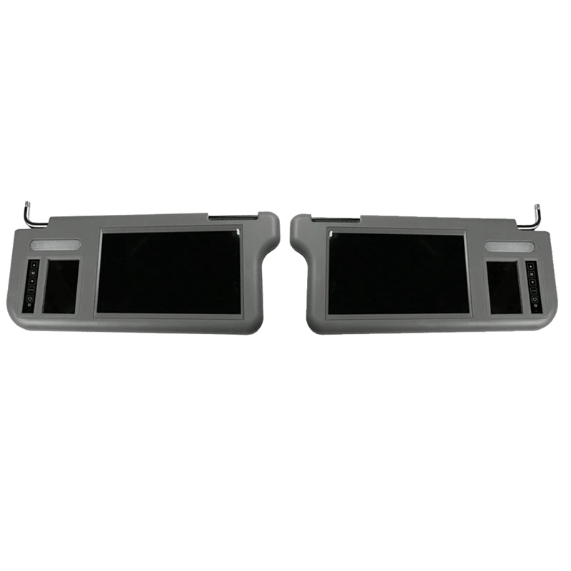 

7 Inch Car Sunvisor Interior Rear View Mirror Screen Lcd Monitor DVD/VCD/AV/TV Player Rear Camera Sun Visor