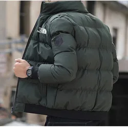 Parka d'hiver à col montant pour hommes, manteau North Coat, veste chaude, mode de rue, marque décontractée