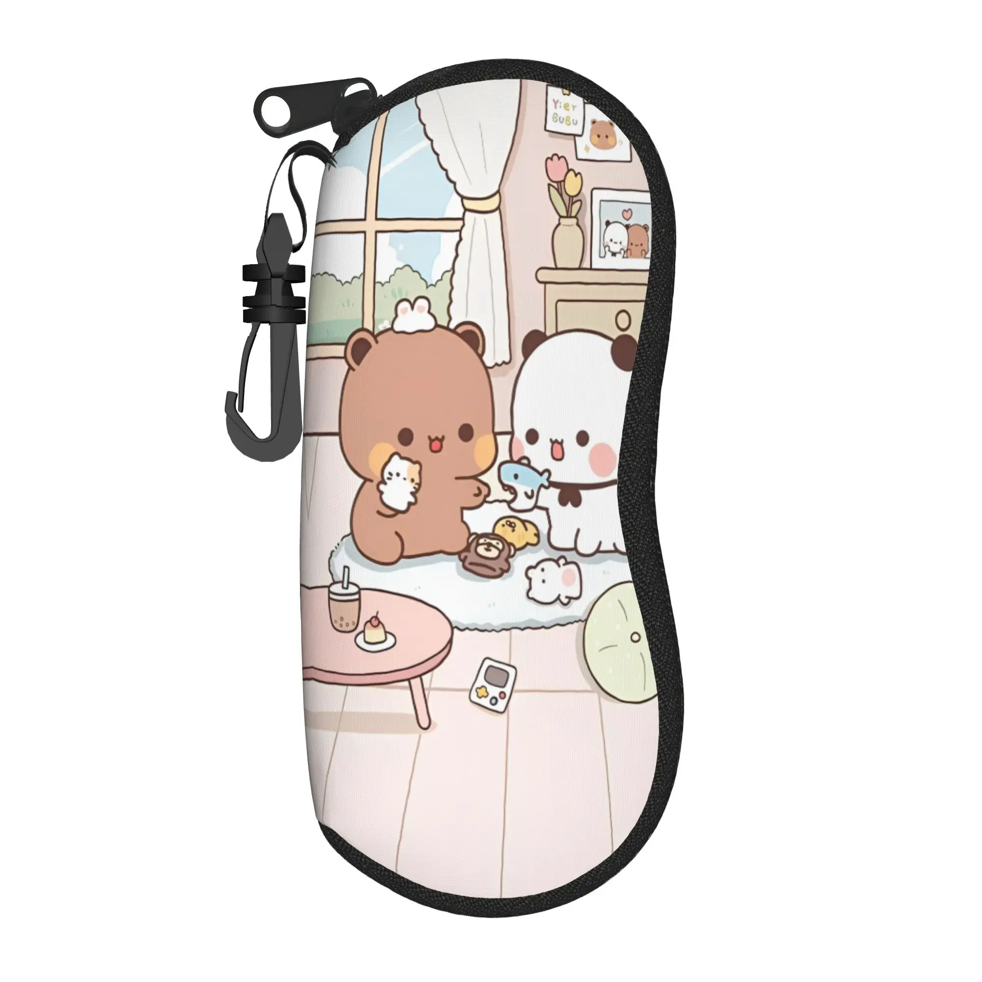 Bubu Dudu Glasses Case Gift For Women Men  Zipper  Eyeglasses Protector Kawaii Eyeglasses Box
