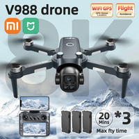 Xiaomi Mijia V988 Drone 4K Professional HD Dual Camera 5G WIFI Brushless Motor FPV Quadcopter Foldable Aerial Photography Drone