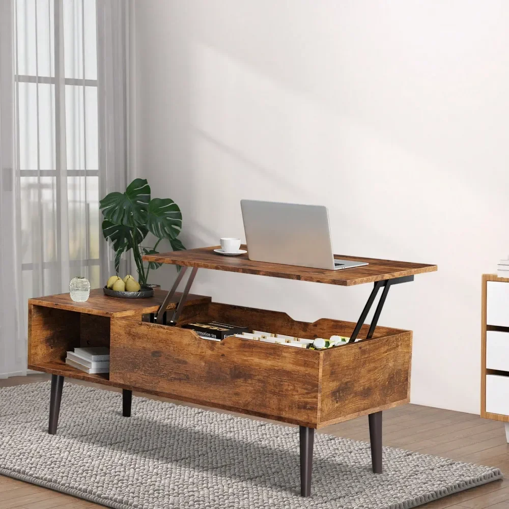 

Lift Top Coffee Table For Living RoomCoffee Table With Storageand Lifting Top,Space Saving Living Room Tables