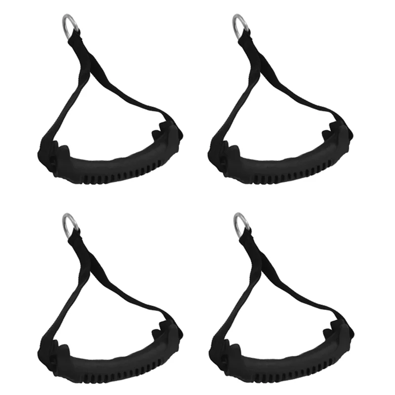 【COMPRAR AHORA y SAVE】 4 manijas de ejercicio de alta resistencia, bandas de resistencia, manijas, cuerda de tracción, accesorios deportivos para Fitness, máquina de gimnasio
