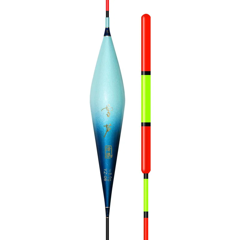 Silver Bighead Fishing Bobber Bold Tip Extra Visible High Sensitive Long Cast Hand Rod Big Fish Clear Bright Nano Fishing Float