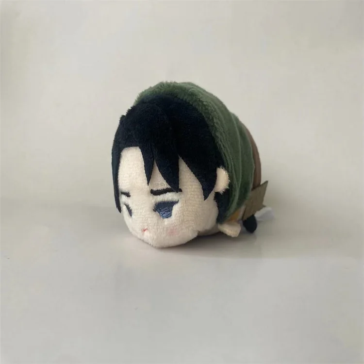 Action Anime Attack on Titan Cute Eren Jaeger Mikasa Ackerman Erwin Smith Levi Hange Zoe Figure Pandent Puppet Toys for Kid Gift