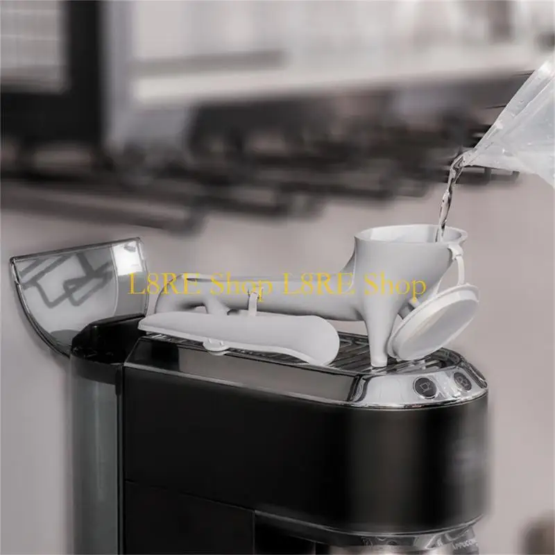 L8RE Coffee Maker Refilling Tool Espresso Machine Practical Accessory Silicone Funnel