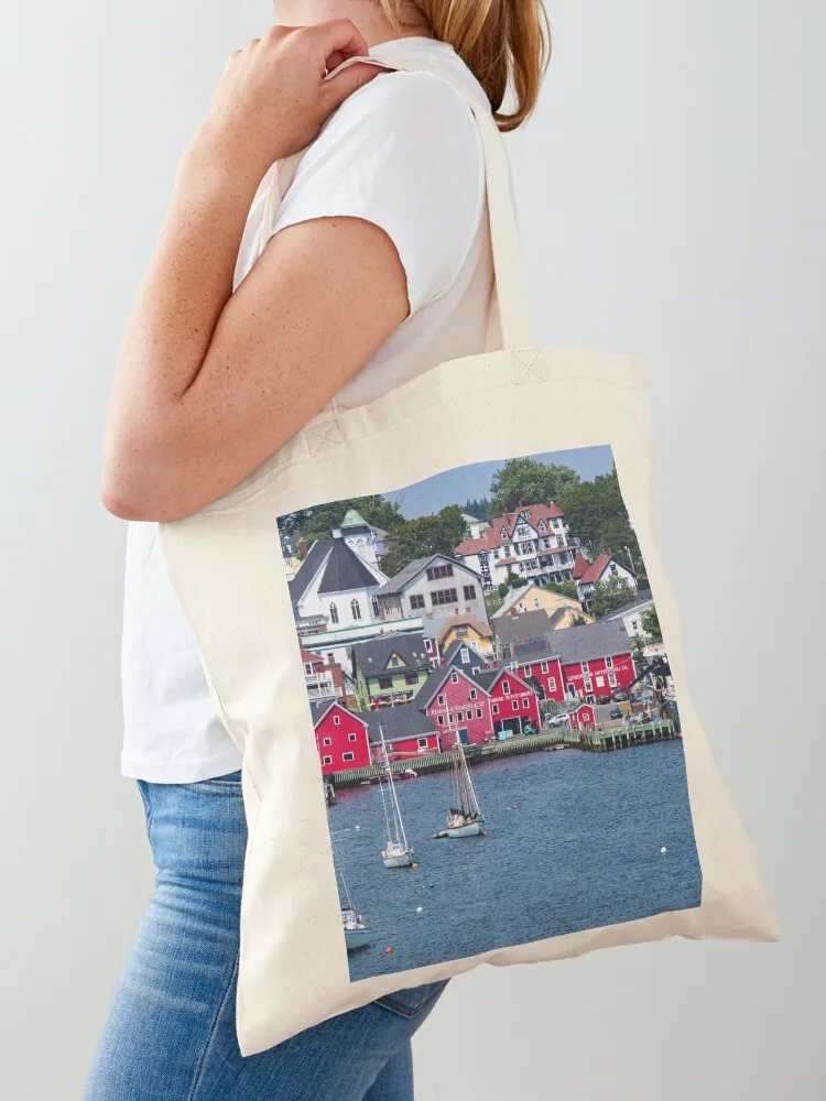 

Lunenburg, Nova Scotia Tote Bag Shopper shopping cart bags cloth bag woman