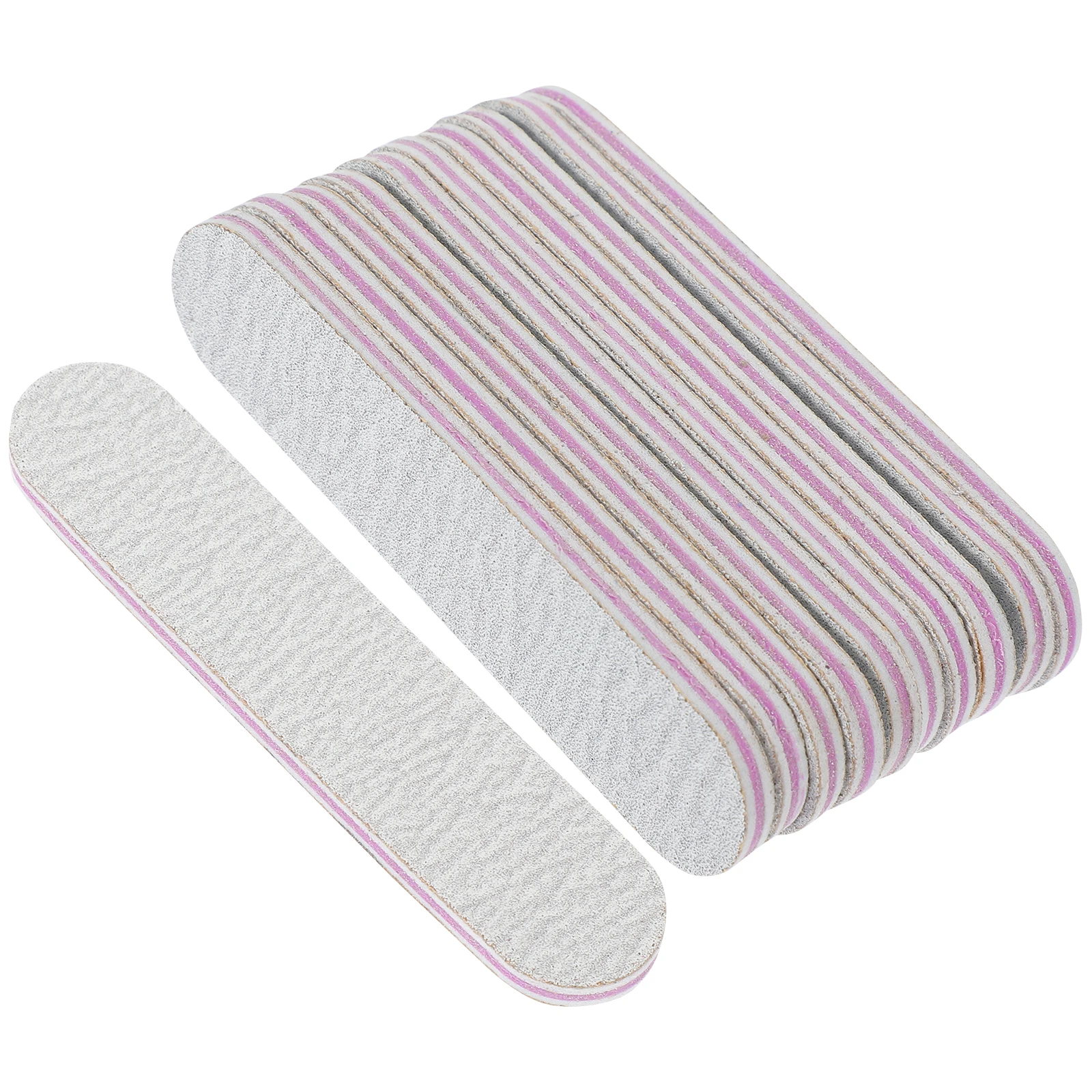 

100 pcs Nail Files Dual Sided Manicure Tool Portable Fingernail Grinding Buffering File For Acrylic Natural Nails Women Men