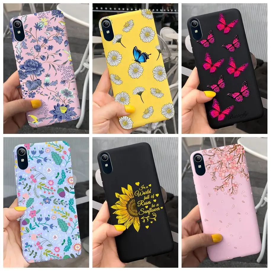 For Vivo Y90 Cover Case For Vivo Y1s 1929 Phone Case Popular Butterfly Flower Protector Cover For Vivo Y1S Y 1s Y1 s VivoY1s Bag