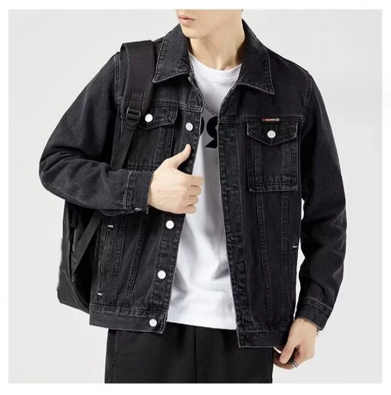 New Men's Denim Jackets Vintage Classic Style Motor&bicyle Winter Jacket Men Slim Stretch Cotton Casual Jeans Coats Male Spring