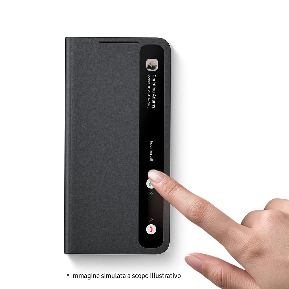 Etui z lusterkiem Smart View do Samsung Galaxy S21 Ultra, przezroczyste etui z funkcją widoku EF-PG998 — zdjęcie produktu 2