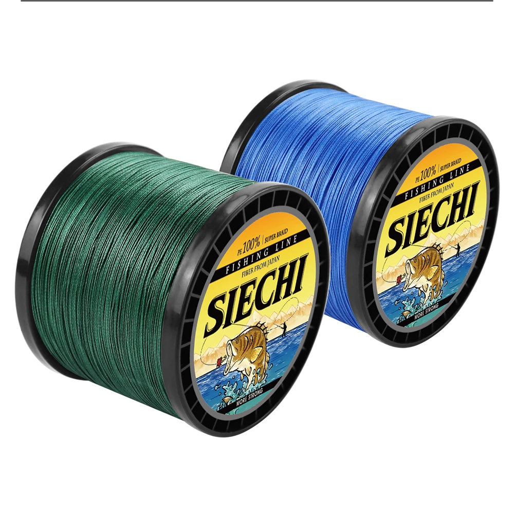 SIECHI X4 Starke 300 M 500 M 1000 M 4 Stränge Geflochtene PE Angelschnur Multifilament Geflecht Draht 12LB 20LB 30LB 43LB 65LB 83LB – Detail 15