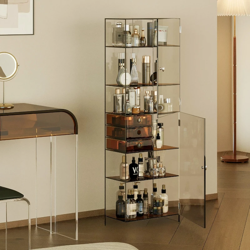 

Dust-proof acrylic cabinet household floor-to-ceiling display cabinet transparent
