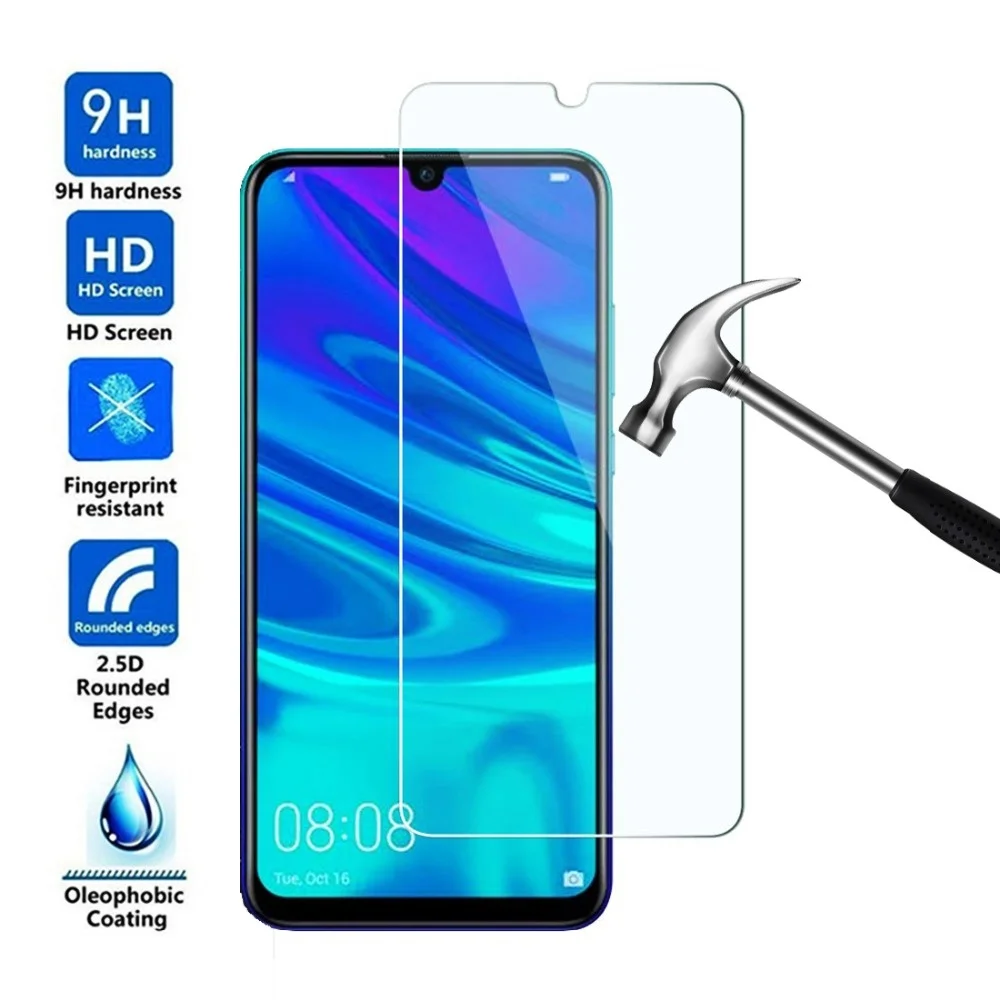 

Закаленное стекло для HuaWei P Smart 2019 Nova 4 4e, Защита экрана для Honor 8C 8X MAX 10 10i Enjoy 9S 9e 9 plus, защитная пленка