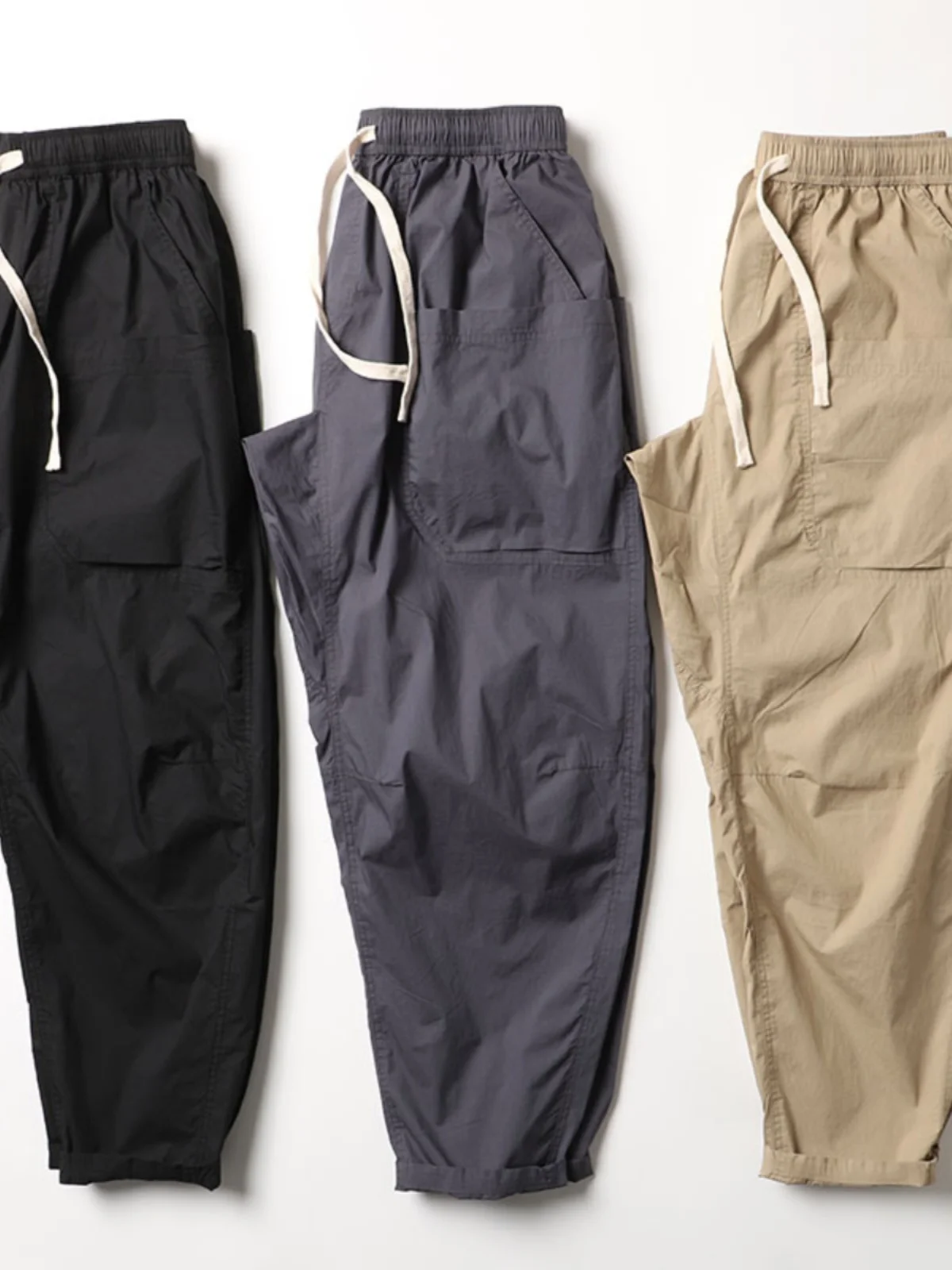 

Slim Fit Banana Pants Sle Summer Thin Loose Cone Low Casual Pants Men Trendy Workwear Casual Trousers Faionable Youth