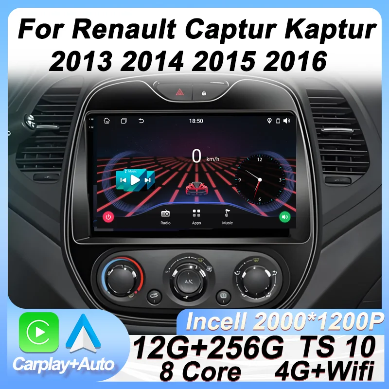

Android Car Radio Player For Renault Captur Kaptur Clio Samsung QM3 2013 2014 2015 2016 GPS Navigation 8 Core Stereo Head Unit