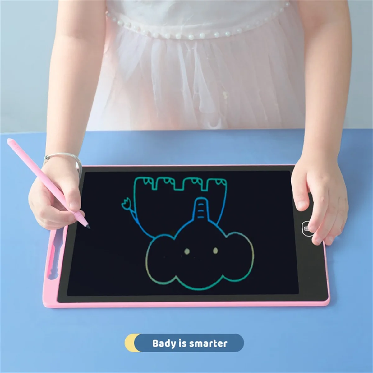 A10Z-12-Inch Children's LCD Handwriting Board Color Handwriting LCD Electronic Light Writing Graffiti Drawing