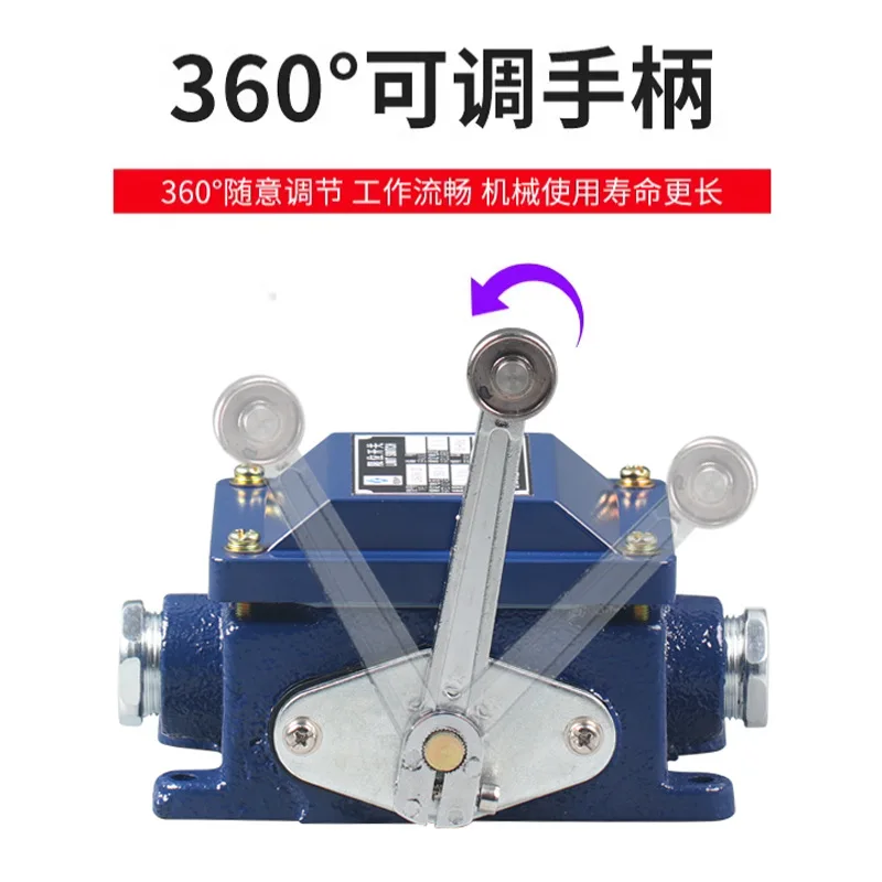Marine Grade LX918 Limit Switch 36V,  Sealed Roller Lever Position Sensor for Boat Equipment
