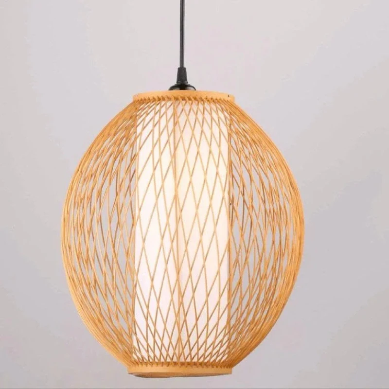

Handmade bamboo lamps with warm light add a unique natural touch to families seeking a sustainable decorative touch