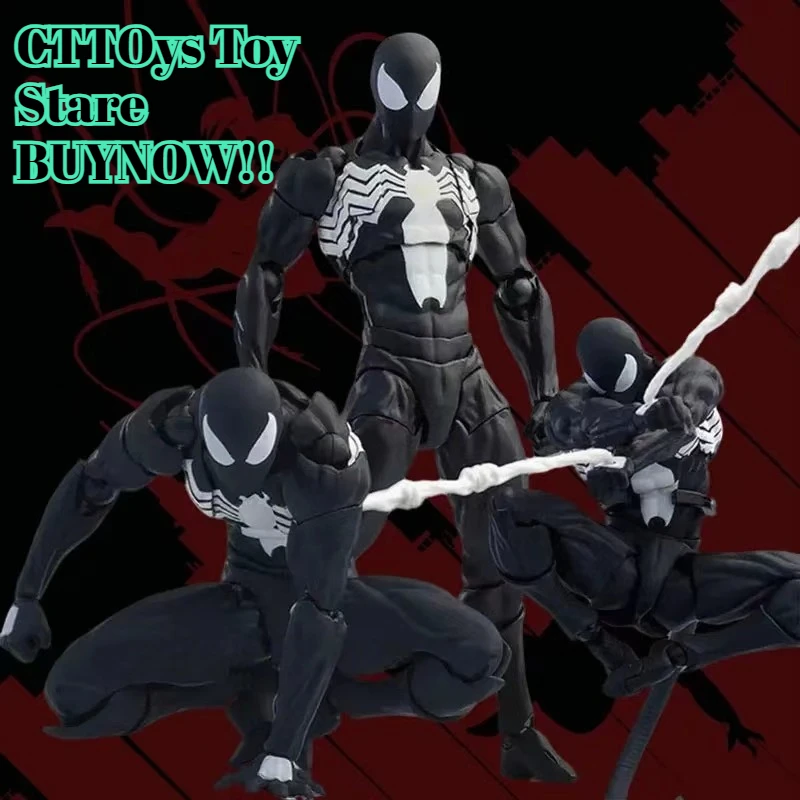

New Messtoys Spiderman Figure Ct Toys Black Red Spider Man Figurine Mess Toys Action Figure Custom Model Gift Kid Customized Toy