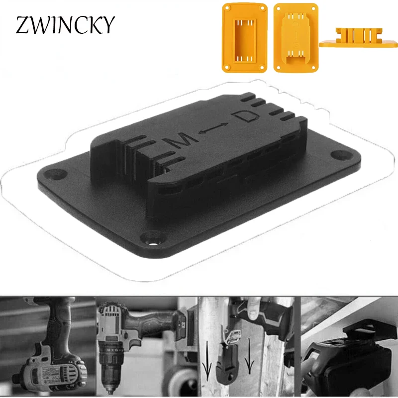 1 pcs Tool Mount For Dewal 14.4V 18V 20V Drill Mount Fit For Milwaukee M&18 18V Tool Holder Hanger Fit For Dewaltt 12V 20V Tools