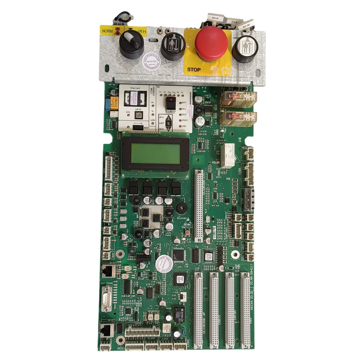 New Elevator Main PCB Board ASIXA 34.Q ID.NR.594408 With Button Switch For 5400 Lift Spare Parts