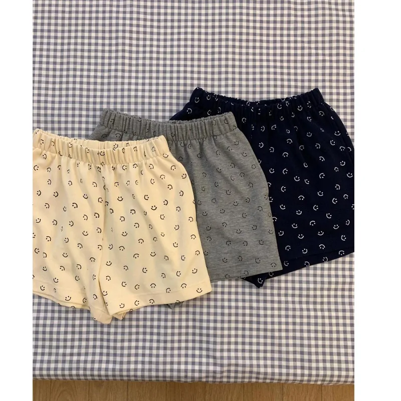 All-match Youth Home Shorts Summer New Elastic Waist Loose Printing Trend Casual Sports Shorts Fashion Harajuku Women Clothing