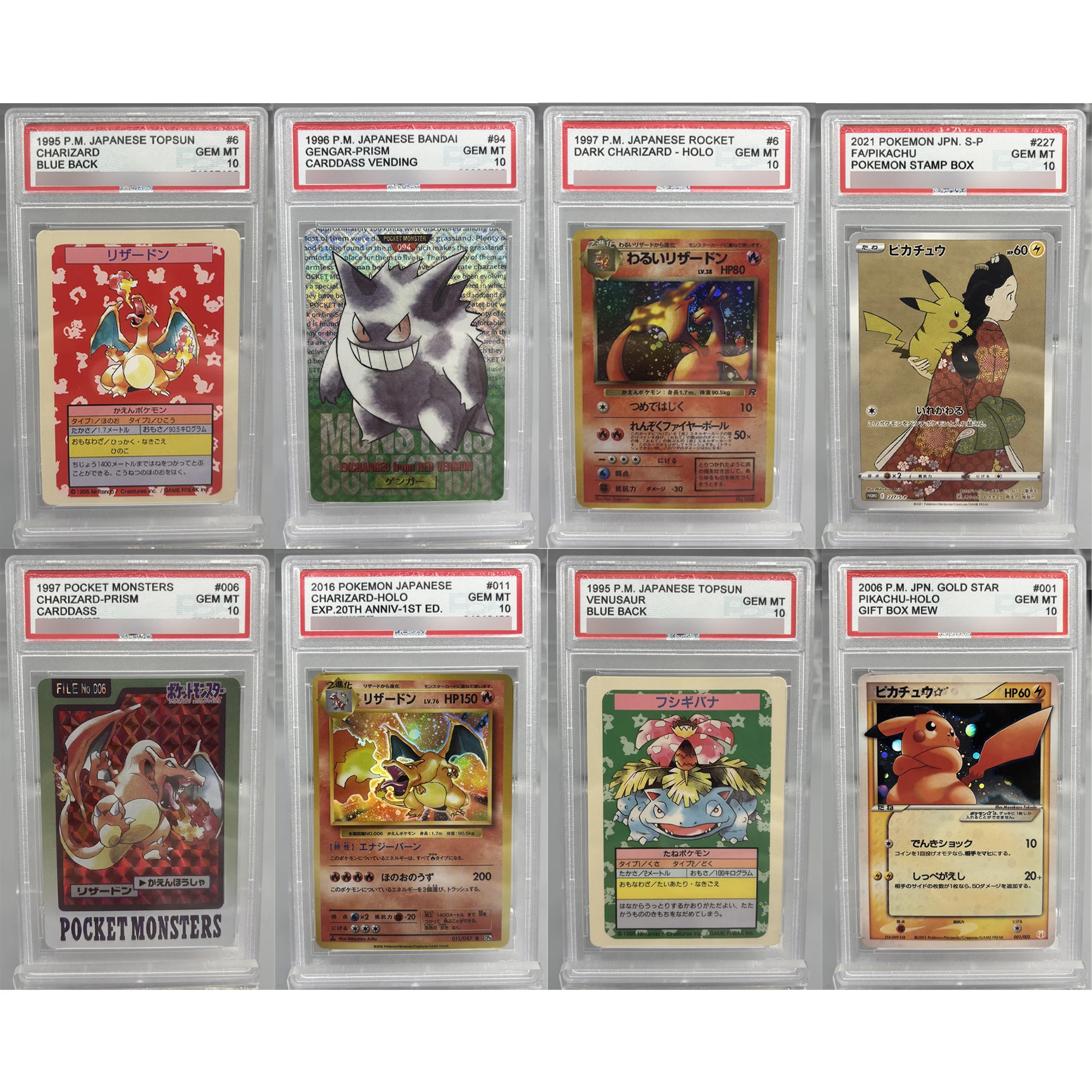 

Diy PTCG Gengar Charizard Venusaur Blastoise Japanese Rating Card Self Made Copy Version Anime Collection Card Gift Toy