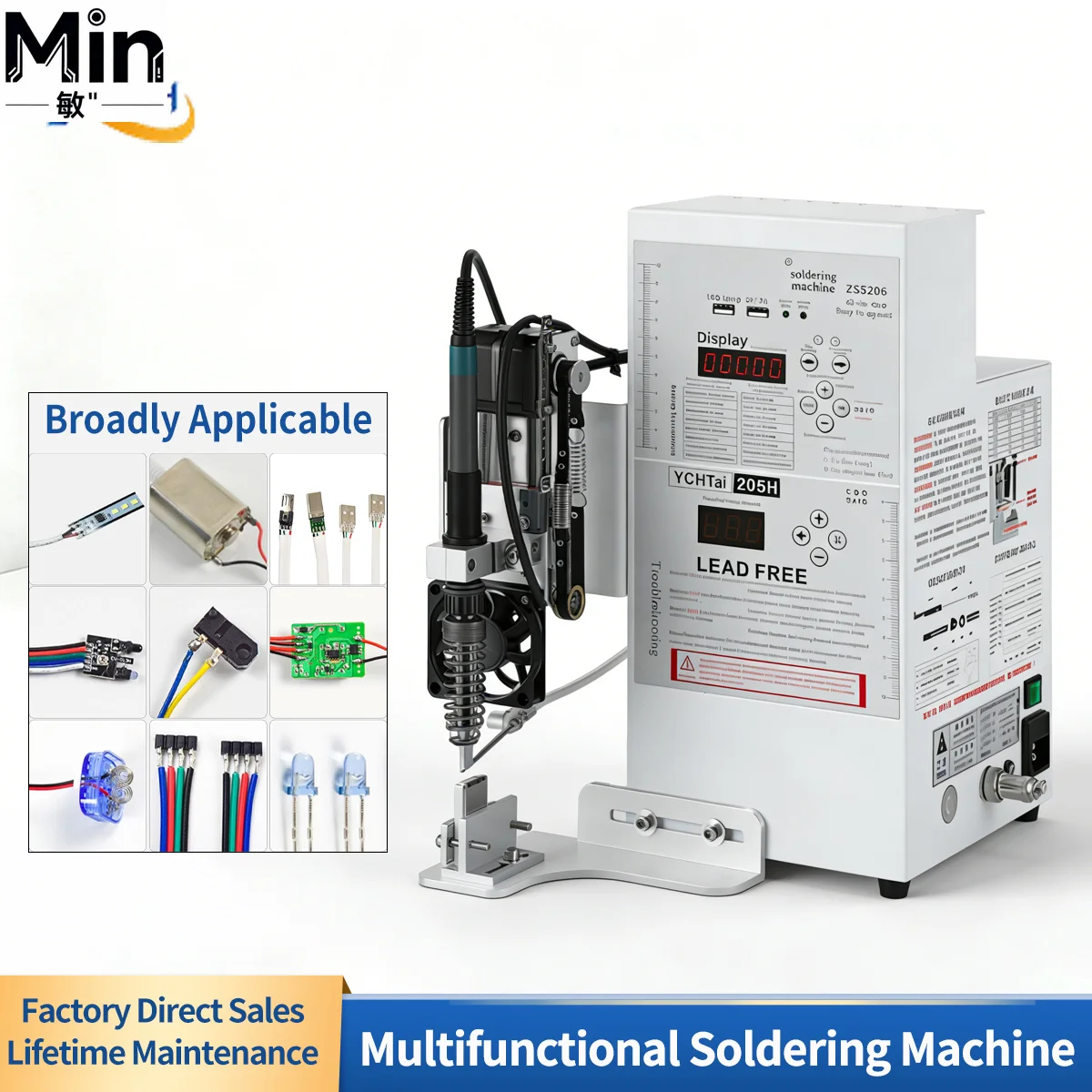 Multi Functional Intelligent Temperature Control Soldering Machine Soldering Station for DC Plug LED Light Electronic Welding