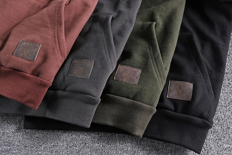 2023 Spring Winter New Basic Sweatshirts Men Plus Size Hoodies High Quality Pullovers Fashion Washed Casual Sportwear