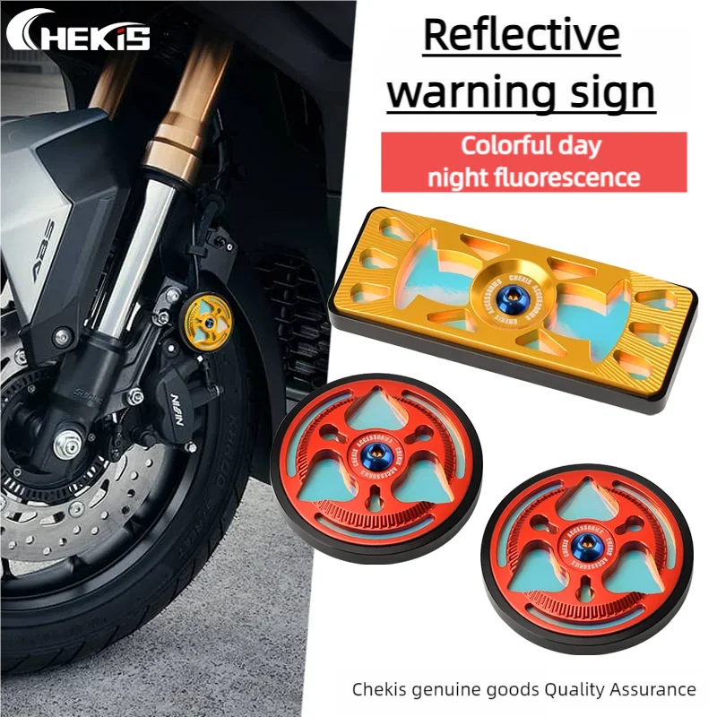 

Chekis подходит для Honda Adv350 Forza750 Nss750/X-Adv750, модифицированные светоотражающие знаки корпуса, светоотражатели и предупреждающие знаки вождения
