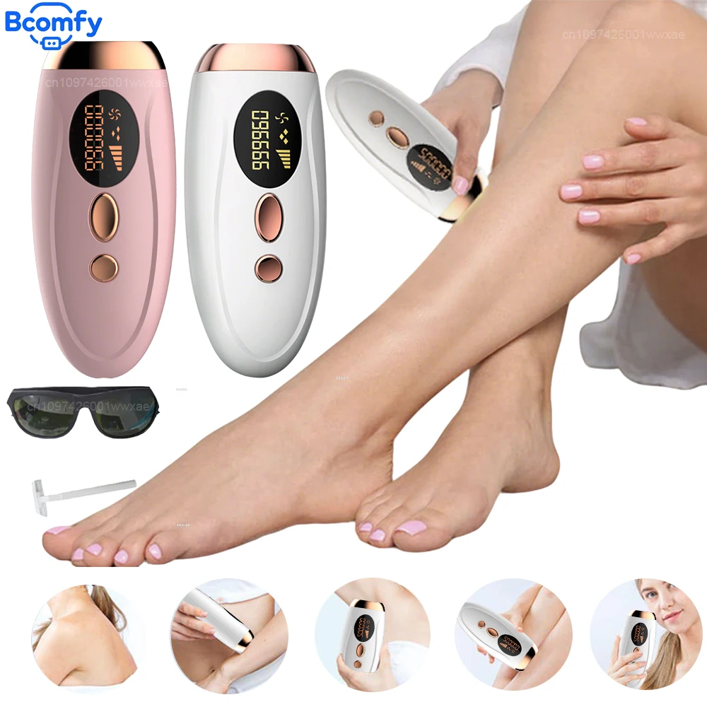 

Body Laser Epilator for Women 999999 Flashes Permanent Laser Epilator Painless Hair Removal for Body Bikini Leg