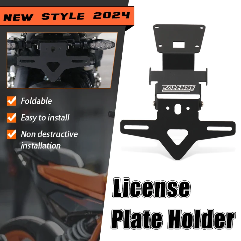 

Новые аксессуары для мотоциклов, держатель заднего номерного знака, кронштейн для DUKE 390 для DUKE 250 2024