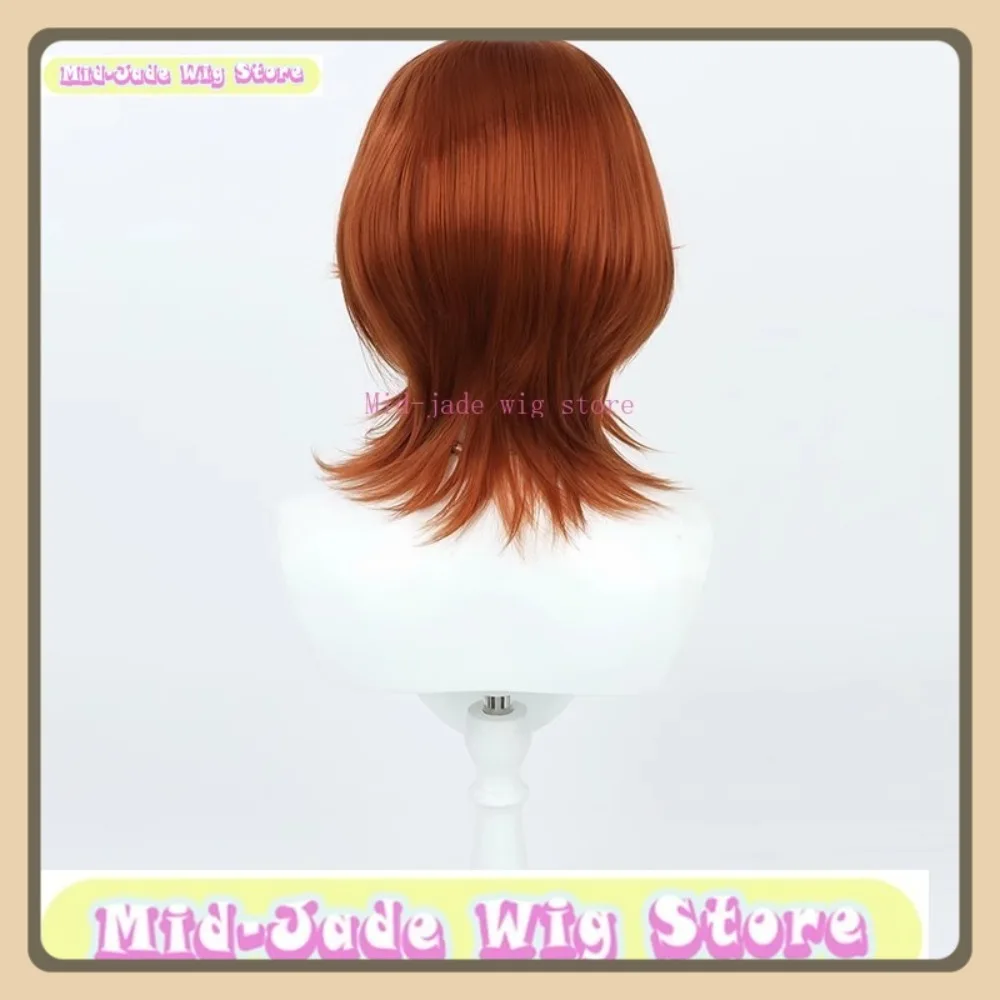 منتصف اليشم شعر مستعار مخزن الهوية الخامس البهلوانية مايك مورتون شعر مستعار تأثيري أنيمي لعبة لعب الأدوار هالوين شعر مستعار اصطناعي #5